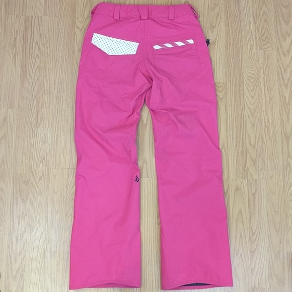 [Volcom] Nimbus Carbon Pink Snowboarding Pants - Picture 5 of 8